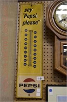 Pepsi Thermometer Sign: