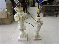 2 Alabaster Lamps