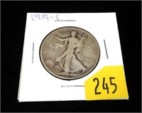 1919-S Walking Liberty half dollar