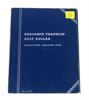35-Franklin half dollar collection. 1948-1963-D -