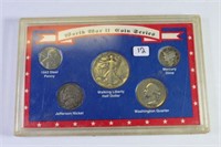 Five WWII Coin Set