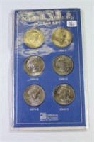 Six-Coin Susan B. Anthony $1 Set