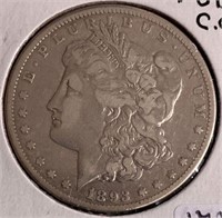 1893-CC Silver Dollar
