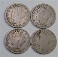 Four V Nickels