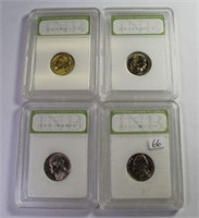Four INB Nickels