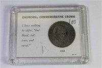 1965 Churchill Commemorative Crown, English