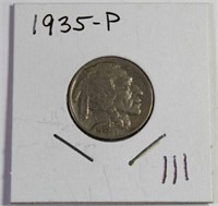 1935-P Buffalo Indian Nickel