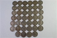 40 Buffalo Indian Nickels