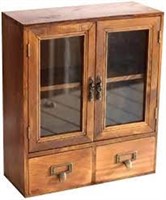 Wood/Glass Storage Cabinet