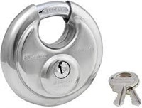 Stainless Steel Round Padlock And Key