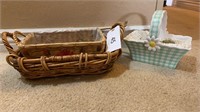 Group of household baskets