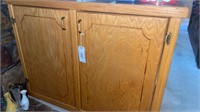 Oak Two Door Cabinet