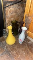Group of Glass Vases