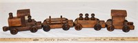 HANDCRAFTED WOODEN TOY TRAIN
