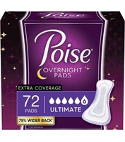 Poise Overnight Incontinence Pads