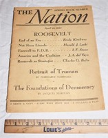 1945 THE NATION MAGAZINE vol. 160 no. 16