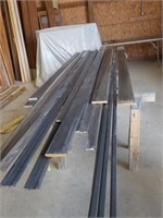 Assortment of stained wood molding various