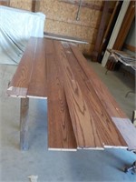 Oak 1 x 8 -10 -  12' stained.