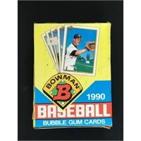1990 Bowman Baseball Unopened Wax Box