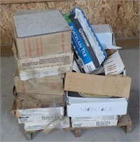 Pallet of an assortment of ceramic tile.