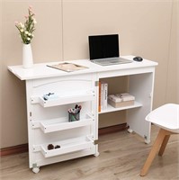 Lipo Foldable Sewing Craft Table Cart