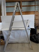 8' Aluminum step ladder.