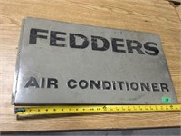 Tin Fedders Sign