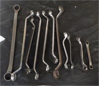 Varity of box wrenches.