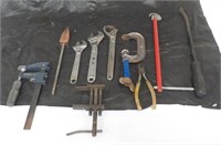 Varity of hand tools.
