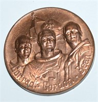 Apollo XII Return To The Moon Copper Medal 1969