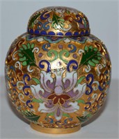 Excellent Miniature Chinese Cloisonne Ginger Jar