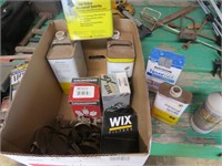 Filters, Hose Clamps, MIneral Spirits