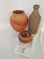 Western Native American Vase and More