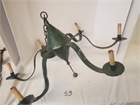 Unique Green Antique Lamp Fixture