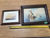 Pictures of Ships - Lot of 2