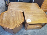 Coffee Table & Pair of End Stands