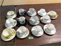 Tea Cups & Saucers - Lot of 13