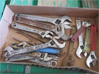 Adjustable Wrenches Various Sizes