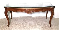 Antique Coffee Table Inlaid Marquetry