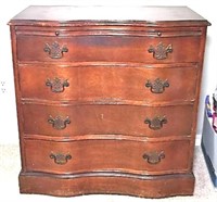 Four Drawer Commode Serpentine Front