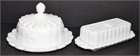 Westmoreland Milk Glass Butter Dishes