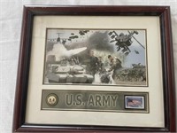 COMMEMORATIVE USPS ARMY PICTURE
