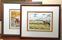 Two Framed Signed and Numbered Prints