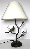 Metal Bird Lamp with Shade