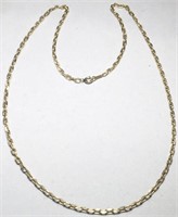 14KT YELLOW GOLD 13.40 GRS 22 INCH LINK CHAIN