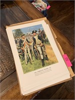 LOT OF MISC PRINTS AMERICAN SOLDIERS