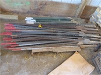 Pile of T-Post 6 1/2ft & 5ft