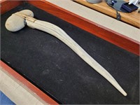Native American Bone & Stone Hammer