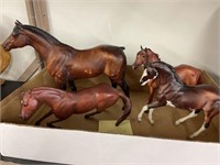 4 Breyer Horses.