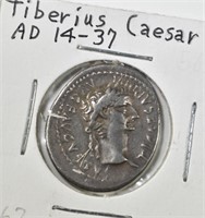 TIBERIUS AR DENARIUS AD 14-37